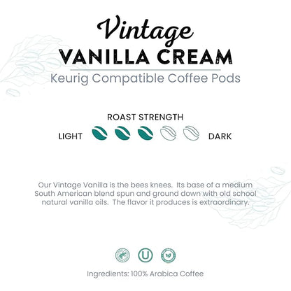 Tayst Coffee Pods, Vanilla Cream Medium Roast, K Cups Compatible with Keurig Coffee Maker, Sustainable Single Serve, Pack of 240