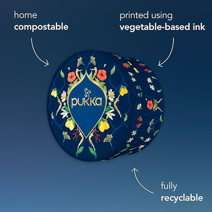 Pukka Luxury Herbal Tea Sampler Box, Organic Tea For Everyday Wellness, Ideal Gift Set for Special Occasions, Holidays, Birthdays & Anniversaries, 90 Teabags, 6 Premium Flavors, Caffeine Free