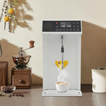 Load image into Gallery viewer, Commercial Milk Frother Automatic Steam Boiler Water Frothing Machine Electric Milk Foam Machine with LED Display 24H Timing Function for Coffee Tea Dessert Shop (8L-White)