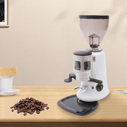 350 W Conical Burr Coffee Grinder, 1200g Commercial Espresso Coffee Grinder - Heavy Duty Cast Aluminum Body/Extra Wide Dosing Capability (US Stock)