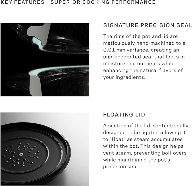 Vermicular Oven Pot 2.0 | Lightweight Enameled Cast Iron Pot | 18cm (2 Qt) | Non-Toxic | Induction-compatible | Dutch Oven | Made in Japan | Sea Salt White