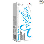 Load image into Gallery viewer, Italian Coffee for Espresso Lovers capsules compatible with Nespresso Original Line machines (DEK Decaf Regular, 200 Count (Pack of 1))