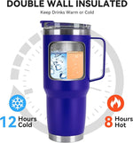 Load image into Gallery viewer, HASLE OUTFITTERS 30oz Tumbler Bulk with Handle, Insulated Travel Coffee Mug Set with Handle Leak-Proof Double Wall Stainless Steel Vacuum Tumblers Pack Metal Cup for Hot and Cold Drink
