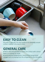 Load image into Gallery viewer, Teocera Ceramic Coffee Mug Set of 4-12 oz Coffee Mugs with Large Handles for Hot or Cold Drinks Like Latte, Cocoa, Tea or Juice - Smooth Ceramic, Dishwasher Safe, Turquoise