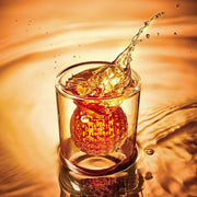 Golf Ball Shot Glasses Set of 4, Funny Handmade Birthday Gifts for Men and Women - 2oz Double Walled with 3D Shape Golf Ball Inside, Tequila, Whiskey, Cocktail Presents for Golfer