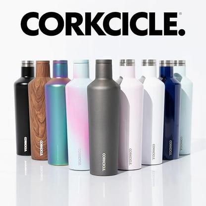 Corkcicle Classic Canteen Insulated Water Bottle - Stainless Steel Reusable Tumbler - Triple Insulated - Keeps Drinks Cold 25 Hours or Hot 12 Hours - Cupholder Friendly - Gloss White - 16 oz
