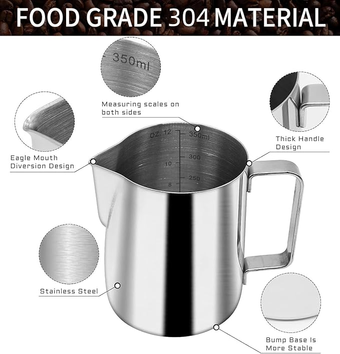 58.5mm,Espresso Accessories Kit, 24PCS Coffee Tamper Set ， Barista Kit, WDT Tool,stainlesss Frothing Pitcher, Stirrer, Tamper Mat, Latte Art Pen ， Coffee puck screen