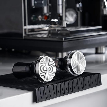 IKAPE 53.3MM Semi-Transparent Coffee Tamper for Espresso, Spring Calibrated with Threaded Premium Stainless Steel Base, Suitable for 54mm Breville Bottomless Portafilters(New Upgrade)