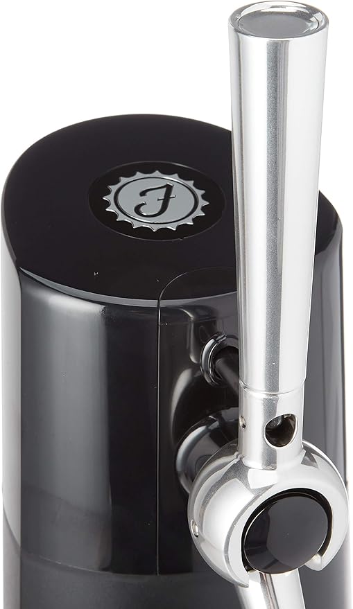 FIZZICS - DraftPour Beer Dispenser - Converts Any Can or Bottle Into a Nitro-Style Draft, Gift for Men and Beer Enthusiast, Beer Tap Draft Machine - Carbon (Pack of 4)