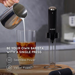 Load image into Gallery viewer, Rechargeable Milk Frother Handheld, Coffee Frother Handheld with USB-C Charging Stand, Electric Drink Mixer Handheld, Mini Electric Whisk Frother for Coffee, Matcha, etc