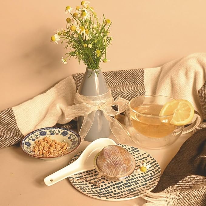 Organic Positively Tea Company, Lavender Chamomile, Herbal Tea, Loose Leaf, 16 Ounce