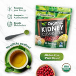 Load image into Gallery viewer, Opportuniteas Organic Kidney Cleanse Detox &amp; Repair Tea - Matcha Green Tea, Cranberry, Lemon &amp; Ginger. 4 Cleansing Superfoods for Drinks. Vegan &amp; Non-GMO - 30 Servings