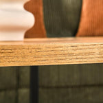 Load image into Gallery viewer, Solid Wood Oval Coffee Table with Cross Metal Legs, 43.3in Modern Industrail Center Table with Open Shelf Cocktail Tea Table for Living Room Bedroom, Natural Wood Color KFZ-1811-OA