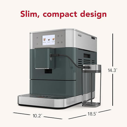 KitchenAid Fully Automatic Espresso Machine KF7 with Milk Attachment, KES8557JP, Juniper
