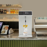 Load image into Gallery viewer, Commercial Milk Frother Automatic Steam Boiler Water Frothing Machine Electric Milk Foam Machine with LED Display 24H Timing Function for Coffee Tea Dessert Shop (8L-White)