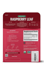 Load image into Gallery viewer, FGO Organic Red Raspberry Loose Leaf Herbal Tea, Cut and Sifted, Caffeine Free, 16oz Bulk Resealable Pouch, Packaging May Vary (Pack of 1)