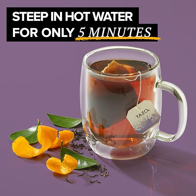 TAZO Tea Bags, Regenerative Organic: Chai Black Tea, Awake English Breakfast Black Tea, & Earl Grey Tea 16 CT (2ea) (Variety Pack)