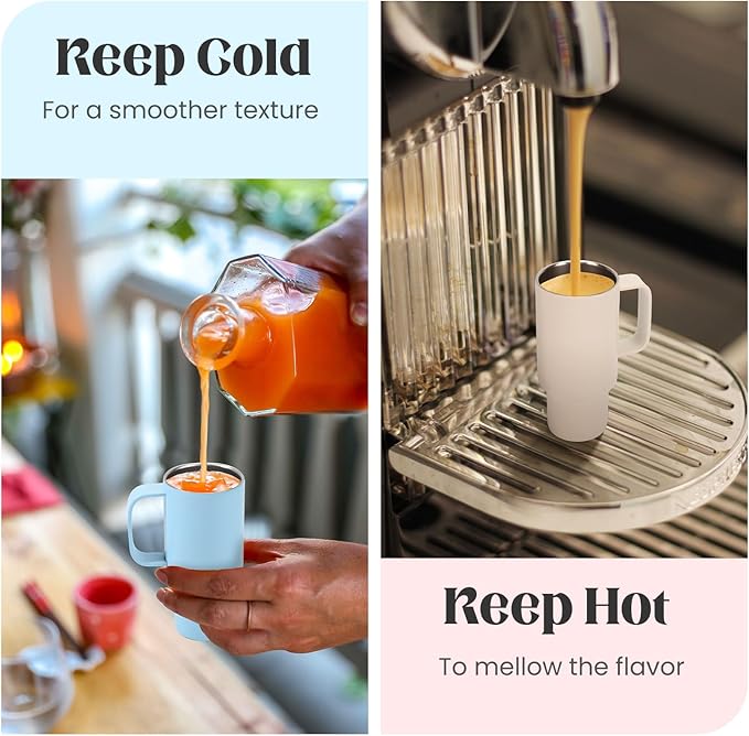 Cute Shot Glasses with handle 2oz, Mini Shot Tumbler with Lid and Straw, Kawaii Insulated Tumblers for Espresso Coffee Spirits Cute Stuff Funny Gifts (6x Black)