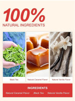 Load image into Gallery viewer, TeeLux Vanilla Caramel Black Tea Bags, Blended Black Tea with Vanilla Caramel, Robust &amp; Smooth Taste, 100 Count