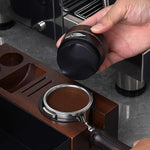 Load image into Gallery viewer, IKAPE 53MM Coffee Distributor, New Wooden Handle Design, Gravity Adaptive Espresso Distributor Fits All 54MM Espresso Portafilter, Compatible with 54MM Breville Bottomless Portafilter