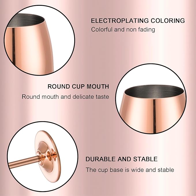 Shot Glasses, 2 oz Shot Glass Set, Stainless Steel Shot Glasses, Mini Wine Glass Perfect for Tasting Brandy,Suitable for family dinner party, party supplies, bar tools, gifts(set of 2)