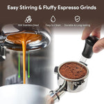 Load image into Gallery viewer, Espresso Accessories Kit WDT Tool: 51mm Espresso Tamper Set Espresso Tools Barista Tools Espresso Kit Including WDT Tool Espresso, 51mm Tamper with Tamper Mat | Espresso Bar Accessories Coffee Tools