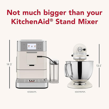 KitchenAid Fully Automatic Espresso Machine KF7, KES8557, Porcelain White