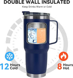 Load image into Gallery viewer, HASLE OUTFITTERS 30oz Tumbler Bulk with Handle, Insulated Travel Coffee Mug Set with Handle Leak-Proof Double Wall Stainless Steel Vacuum Tumblers Pack Metal Cup for Hot and Cold Drink