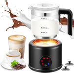 Load image into Gallery viewer, Milk Frother and Steamer, 6 in 1 Milk Steamer and Milk Warmer, 17oz Auto Shut Off Electric Frother with Touch Screen, Hot/Cold Foam Maker for Coffee, Latte, Cappuccino, Hot Chocolate
