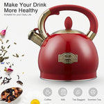 Load image into Gallery viewer, Tea Kettle -2.8 Quart Tea Kettles Stovetop Whistling Teapot Stainless Steel Tea Pots for Stove Top Whistle Tea Pot