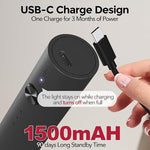 Load image into Gallery viewer, YARRAMATE Electric Milk Frother Wand with Stainless Steel Whisk and Stand, Fast Rechargeable Coffee Mixer with 3 Speeds, Handheld Drink Stirrer, Whisk Foam Maker for Lattes, Cappuccino, Matcha (Black)