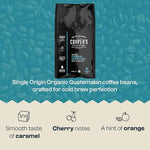 Load image into Gallery viewer, Guatemala Organic Cold Brew Coffee, Single Origin &amp; Gourmet Beans, Tasting Notes of Milk Chocolate, Creamy Caramel &amp; A Hint of Orange, Medium Roast Whole Bean, 5 lb Coffee Bag