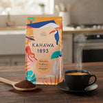 Load image into Gallery viewer, Kahawa 1893 Ground Coffee Medium-Light Roast Tanzania Peaberry Blend 12 Oz - As Seen on Shark Tank, High Antioxidants, Naturally Sweet, Organically Grown, Ethically &amp; Sustainably Sourced