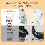 Load image into Gallery viewer, Cosori Electric Kettle, No Plastic Filter &amp; Spout, Tea Kettle &amp; Hot Water Boiler For Coffee &amp; Tea, Water Heater &amp; Teapot, Automatic Shut Off, Borosilicate glass, White, 1.7L/1500W