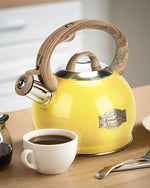 Load image into Gallery viewer, Stovetop Tea Kettle, 2.1 Quart Stove Top Whistling Tea Kettles,Water Teapot Induction Tea Kettle with Food Grade Stainless Steel and Silicone Anti-Hot Handle, Suitable for All Heat Sources