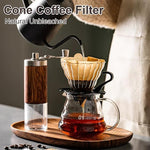 Load image into Gallery viewer, 200 Count Coffee Filter #2, 2 Coffee Filters Cone Unbleached Disposable Coffee Filters 2 Cone Paper Fits for Drip and Compatible with Pour Over Coffee Maker(2-6 Cup)