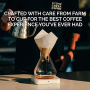 Stone Creek Coffee Light Roast Ground Coffee – 2 LB (Pack of 1) – Smooth Specialty Fresh Roasted Coffee Beans with Juicy and Citrus Tasting Notes, Boneshaker Colombia