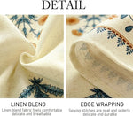 Load image into Gallery viewer, Designer French Pale Yellow Table Cloth for Rectangle Table,Linen Floral Tablecloth,Wrinkle Resistant Decor Tablecloths for Dining Thanksgiving Banquet Kitchen,55"*79"-Estevan A