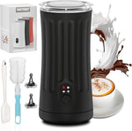 Load image into Gallery viewer, Milk Frother, 4-in-1 Electric Milk Frother and Steamer, Automatic Hot and Cold Foam Maker and Milk Warmer for Coffee, Latte, Cappuccino, Macchiato, Hot Chocolate(Jet Black)
