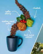 Load image into Gallery viewer, Laird Superfood Focus Coffee, Medium Roast Ground Coffee Infused with Functional Mushrooms and Botanical Adaptogens, 12 oz. Bag