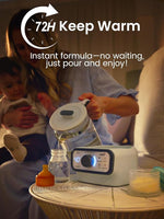 Load image into Gallery viewer, GROWNSY Baby Instant Warmer, Glass Water Boiler with Accurate Temperature Control for Formula, Coffee and Tea, 1.3 Liter Electric Kettle with LCD Display and Timer