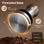 Load image into Gallery viewer, MHW-3BOMBER 54mm Espresso Tamper - 3 Spring Loaded Coffee Tamper with 15lb / 30lbs Replacement Springs - Barista Calibrated Tamper with Sound Feedback - Compatible with 53/54mm Portafilter T6173T-OS