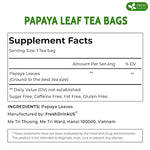 Load image into Gallery viewer, FreshDrinkUS, Premium 25 Papaya Leaf Tea Bags, 100% Natural &amp; Pure from Papaya Leaves. Loose Leaf Herbal Tea. Made with Natural Material Tea Bags. No Sugar, No Caffeine, No Gluten, Vegan.
