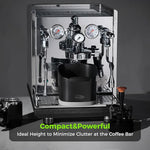 Load image into Gallery viewer, IKAPE Espresso Knock Box for Coffee Grounds, Barista Tool Enhanced for Better Manipulation - Black Espresso Machine Coffee Puck Disposal Box