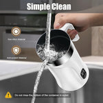 Load image into Gallery viewer, Milk Frother, 4-in-1 Milk Frother and Steamer, 10.1oz/300ml Automatic Hot and Cold Foam Maker and Milk Warmer, Electric Milk Frother for Coffee, Latte, Cappuccino, Matcha(White)