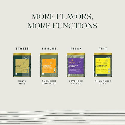 Luxmi Estates - Moringa Mint Tea Loose Leaf - 50g (25 cups) | Organic Moringa and Mint | Great for Digestion and Detox