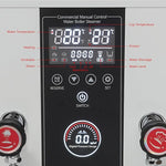 Load image into Gallery viewer, Commercial Milk Frother, 3KW 12L Multi-Purpose Full-Automatic Steam Boiling Water Frothing Machine Steam Milk Frothing Machine with 12H Timing Function for Tea Coffee Dessert Milk (WHTIE)