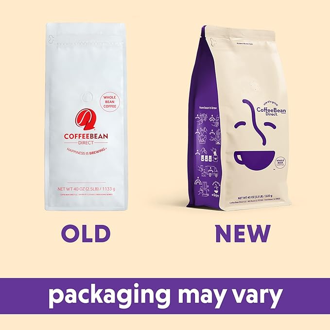 Coffee Bean Direct Chocolate Raspberry Flavored, Whole Bean Coffee, 2.5 Pound Bag (Pack of 1)