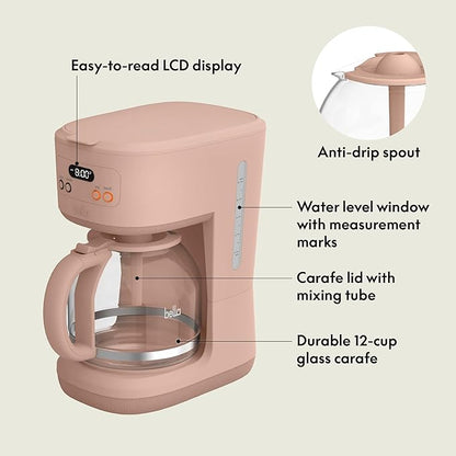 bella 12 cup Programmable Coffee Maker