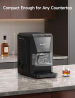 Load image into Gallery viewer, HiCOZY B1 Clear Ice Ball Maker Countertop,Sphere Ice Maker with IcyGem Technology,2 Ice Balls in 60Mins,40 pcs/Day, Self-Cleaning Ice Machine with Ice Tong for Cocktails, Whiskey &amp; Bourbon